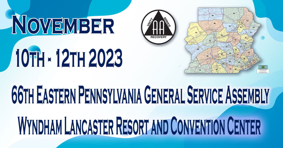 66th Annual Eastern Pennsylvania General Service Convention Assembly (EPGSA)