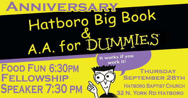 AA for Dummies Hatboro Big Book