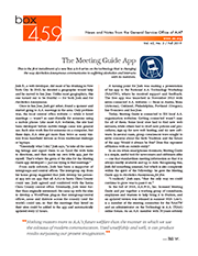 Box 459 Fall 2019 Our Meeting Guide App