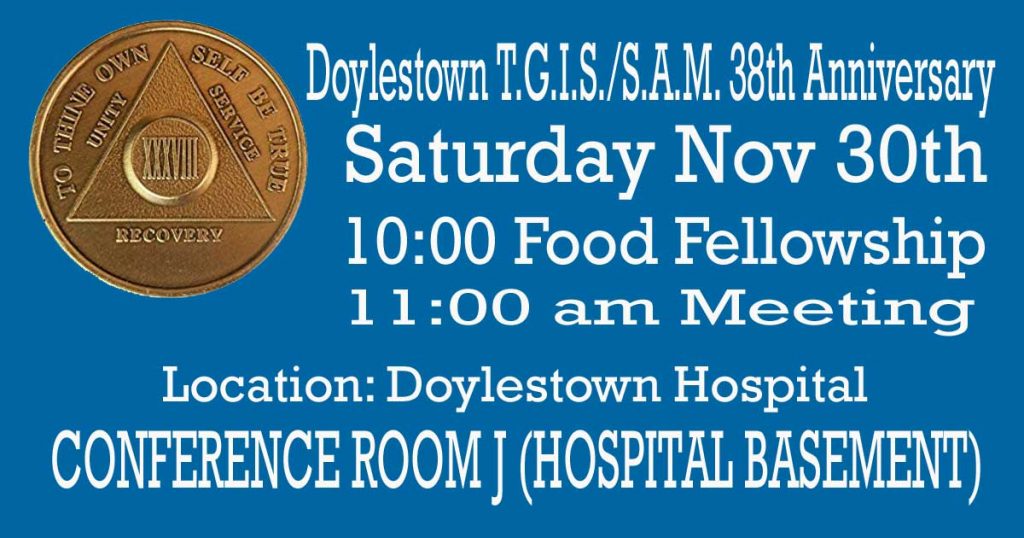 Doylestown TGIS Group 38th Anniversary