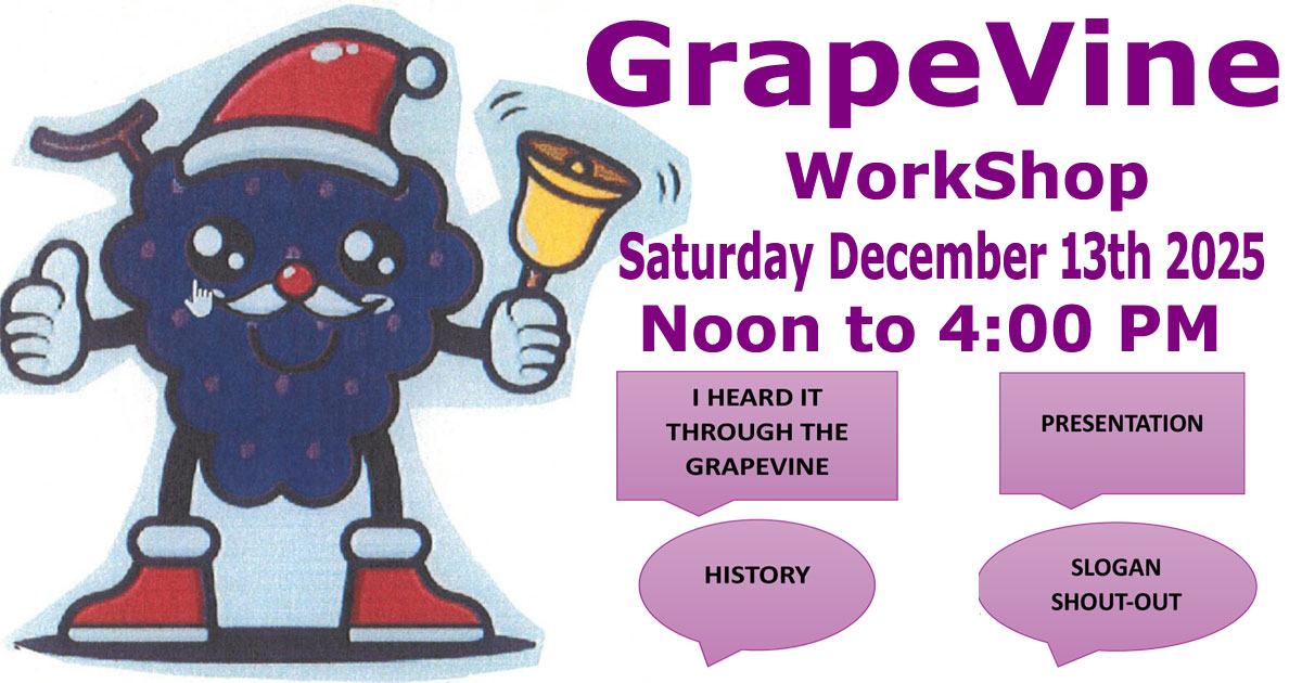 AA Grapevine Workshop