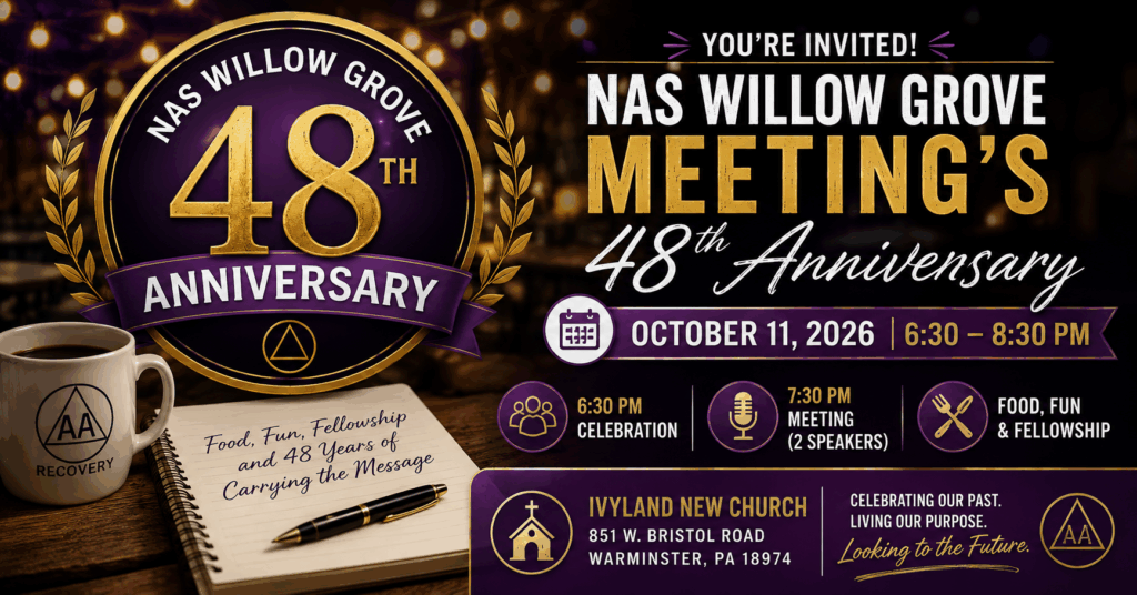 Join NAS Willow Grove in celebrating 48 years of carrying the message