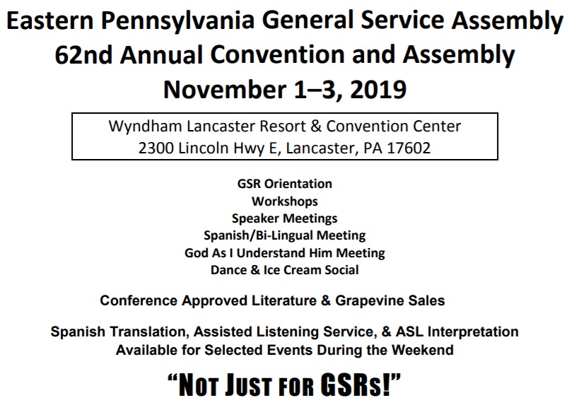 62nd Annual Convention and Assembly