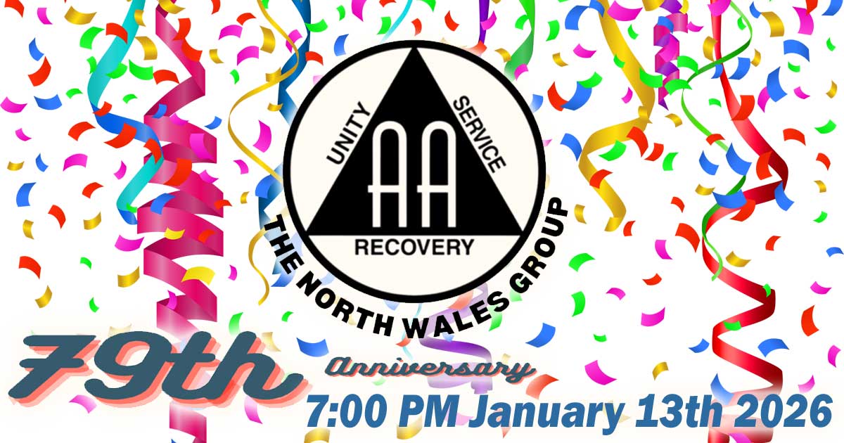North Wales A.A. Group Anniversary